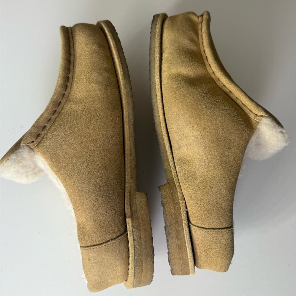 JW ANDERSON Shearling-Lined Suede Mules 37 - Picture 7 of 11